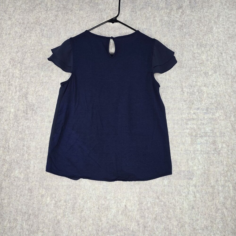 The Limited Womens Navy Blouse Size S - Picture 2 of 7